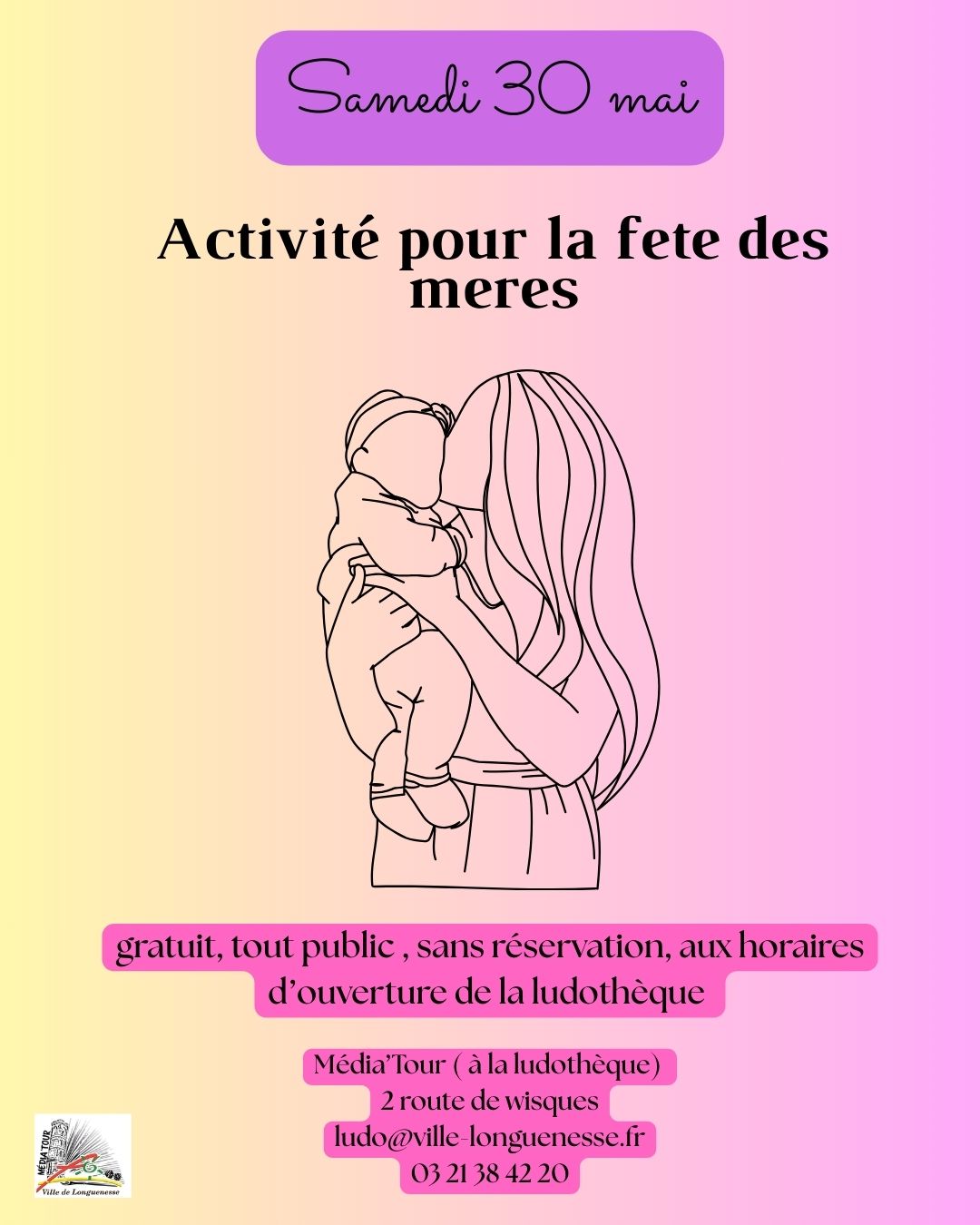 Ludothèque : activité fête des mères
